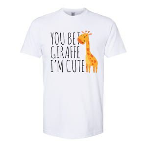 You Bet Giraffe IM Cute New Baby Funny Baby Softstyle CVC T-Shirt