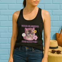 Your Blessing Has Arrived Cat & Funny Silly Catr Blessing Has Arrived Cat & Funn Womens Tank Top