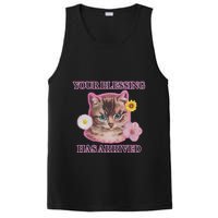 Your Blessing Has Arrived Cat & Funny Silly Catr Blessing Has Arrived Cat & Funn PosiCharge Competitor Tank
