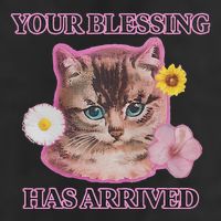 Your Blessing Has Arrived Cat & Funny Silly Catr Blessing Has Arrived Cat & Funn Trucker Hat