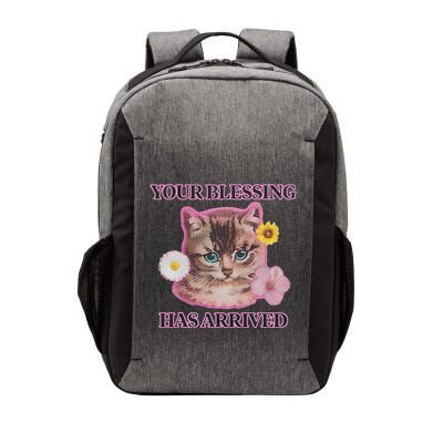 Your Blessing Has Arrived Cat & Funny Silly Catr Blessing Has Arrived Cat & Funn Vector Backpack