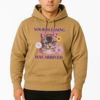Your Blessing Has Arrived Cat & Funny Silly Catr Blessing Has Arrived Cat & Funn Hoodie