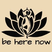 Yoga Be Here Now Fitness Workout Namaste Lotus For Women Zip Tote Bag