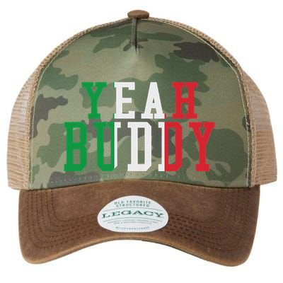 Yeah Buddy Italian Flag Colors Legacy Tie Dye Trucker Hat