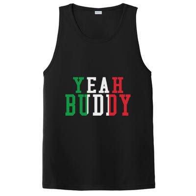 Yeah Buddy Italian Flag Colors PosiCharge Competitor Tank