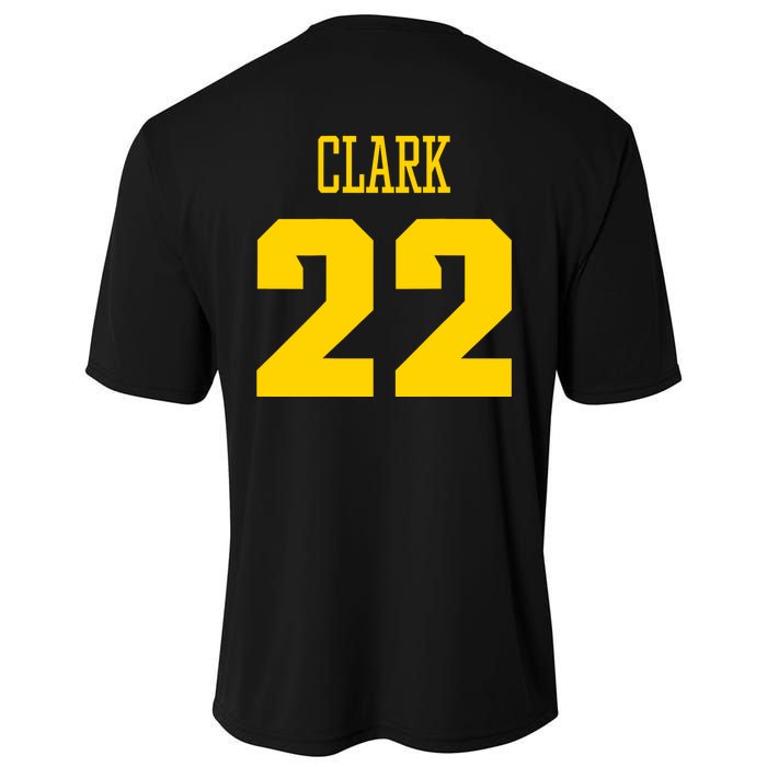 You Break It You Own It Clark 22 Iowa  Cooling Performance Crew T-Shirt