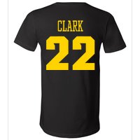 You Break It You Own It Clark 22 Iowa  V-Neck T-Shirt