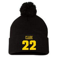 You Break It You Own It Clark 22 Iowa  Pom Pom 12in Knit Beanie