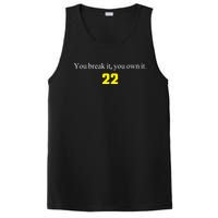 You Break It You Own It Clark 22 Iowa  PosiCharge Competitor Tank