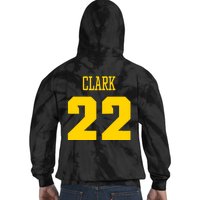 You Break It You Own It Clark 22 Iowa  Tie Dye Hoodie