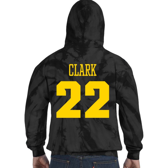 You Break It You Own It Clark 22 Iowa  Tie Dye Hoodie