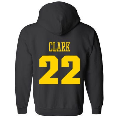 You Break It You Own It Clark 22 Iowa  Full Zip Hoodie