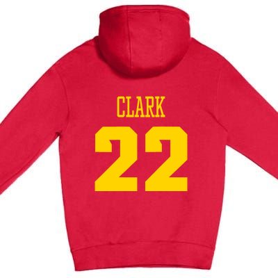 You Break It You Own It Clark 22 Iowa  Premium Pullover Hoodie