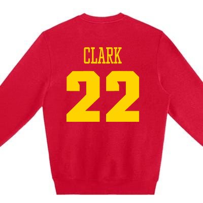 You Break It You Own It Clark 22 Iowa  Premium Crewneck Sweatshirt