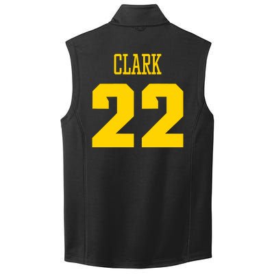 You Break It You Own It Clark 22 Iowa  Collective Smooth Fleece Vest