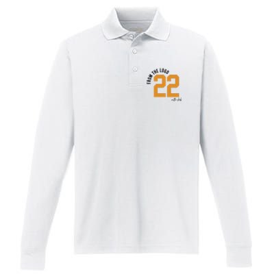 You Break It You Own It From The Logo 22 Performance Long Sleeve Polo