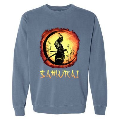 Yasuke Black Japanese Samurai Bushido Warrior Japan Katana Garment-Dyed Sweatshirt