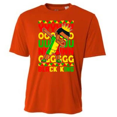 Young Black King Melanin African Juneteenth 1865 Gift Cooling Performance Crew T-Shirt