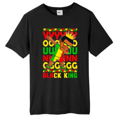 Young Black King Melanin African Juneteenth 1865 Gift Tall Fusion ChromaSoft Performance T-Shirt