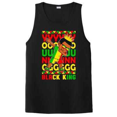 Young Black King Melanin African Juneteenth 1865 Gift PosiCharge Competitor Tank