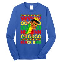 Young Black King Melanin African Juneteenth 1865 Gift Long Sleeve Shirt