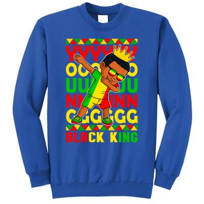 Young Black King Melanin African Juneteenth 1865 Gift Sweatshirt