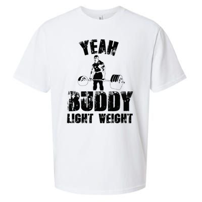 Yes Buddy Lightweight Funny Weightlifting Sueded Cloud Jersey T-Shirt