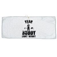 Yes Buddy Lightweight Funny Weightlifting Large Microfiber Waffle Golf Towel