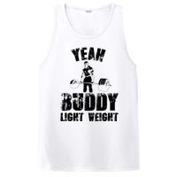 Yes Buddy Lightweight Funny Weightlifting PosiCharge Competitor Tank