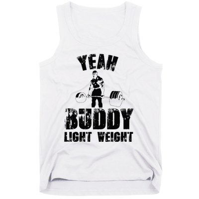 Yes Buddy Lightweight Funny Weightlifting Tank Top