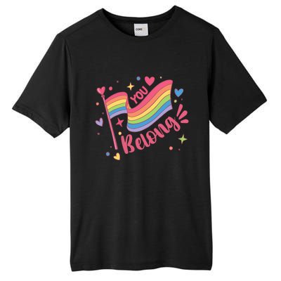 You Belong Lgbtq Ally Pride Tall Fusion ChromaSoft Performance T-Shirt