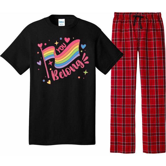 You Belong Lgbtq Ally Pride Pajama Set