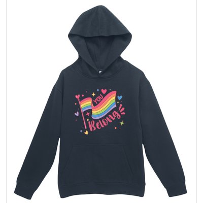 You Belong Lgbtq Ally Pride Urban Pullover Hoodie