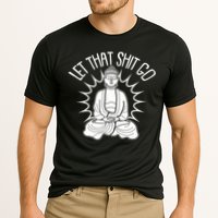 Yoga Buddha Let That Shit Go Cooling Performance Crew T-Shirt