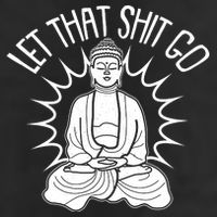 Yoga Buddha Let That Shit Go Adult Drive Performance Visor