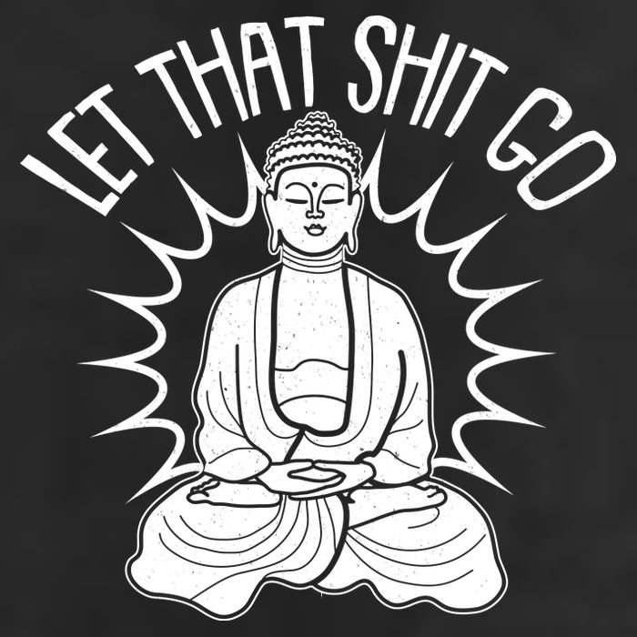 Yoga Buddha Let That Shit Go Adult Drive Performance Visor