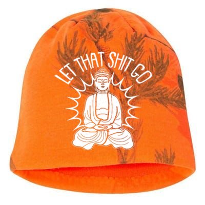 Yoga Buddha Let That Shit Go Kati - Camo Knit Beanie