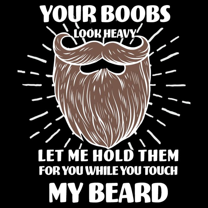 Your Boobs Look Heavy Let Me Hold Them For You While You Touch My Beard Pom Pom 12in Knit Beanie
