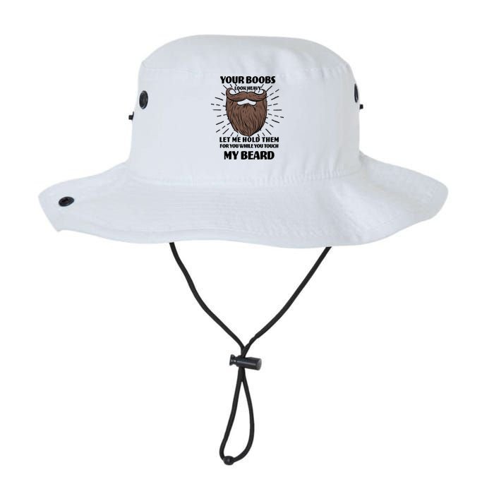 Your Boobs Look Heavy Let Me Hold Them For You While You Touch My Beard Bucket Hat