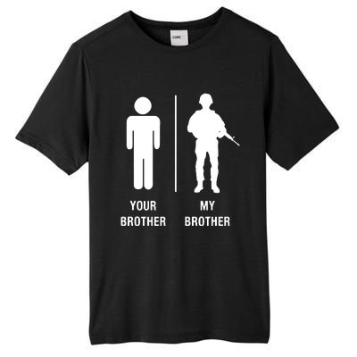 Your Brother My Brother Funny Soldier Military Tall Fusion ChromaSoft Performance T-Shirt