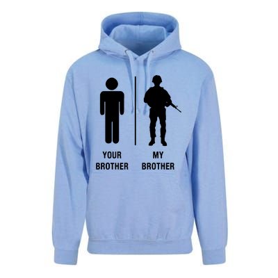 Your Brother My Brother Funny Soldier Military Unisex Surf Hoodie