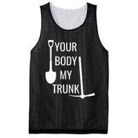 Your Body My Trunk Mesh Reversible Basketball Jersey Tank