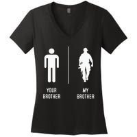 Your Brother My Brother Proud Army Family Military Women's V-Neck T-Shirt