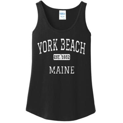 York Beach Maine Me Vintage Ladies Essential Tank