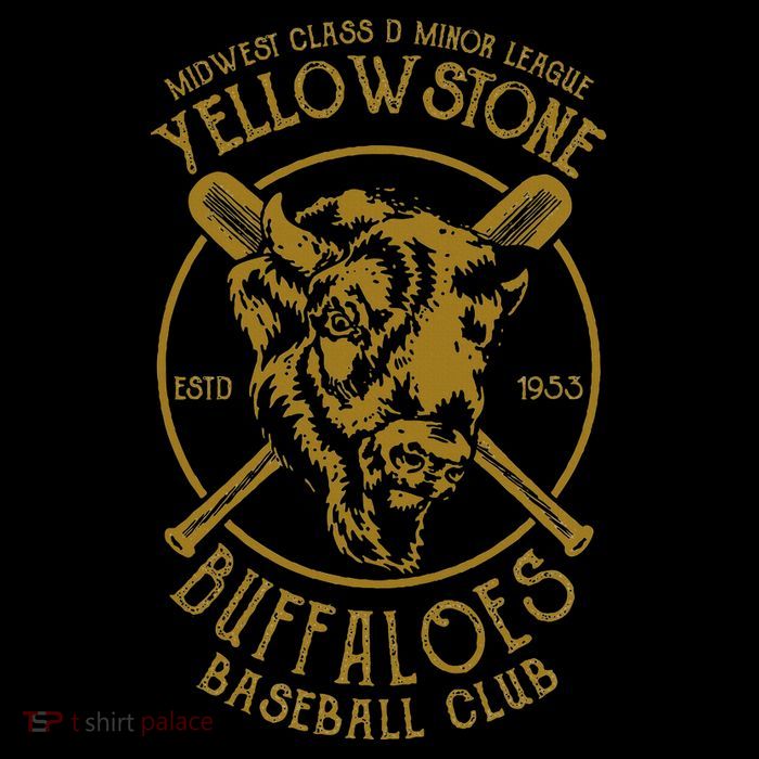 Yellowstone Buffaloes Minor League Retro Baseball Team Baby Bodysuit