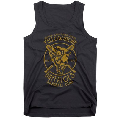 Yellowstone Buffaloes Minor League Retro Baseball Team Tank Top