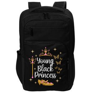 Young Black Princess Afro Natural Hair Black Girl Juneteenth Gift Impact Tech Backpack