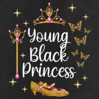 Young Black Princess Afro Natural Hair Black Girl Juneteenth Gift Beanie