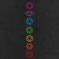 Yogi Back Print Chakras Aligned Yoga Lover Gift Adult Drive Performance Visor