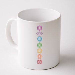 Yogi Back Print Chakras Aligned Yoga Lover Gift Coffee Mug